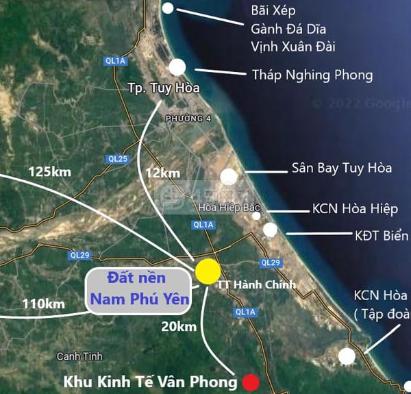 Đất nền sổ đỏ trung tâm hành chính biển Nam Phú Yên giá chỉ từ 12tr/m2 - Đất đai 2