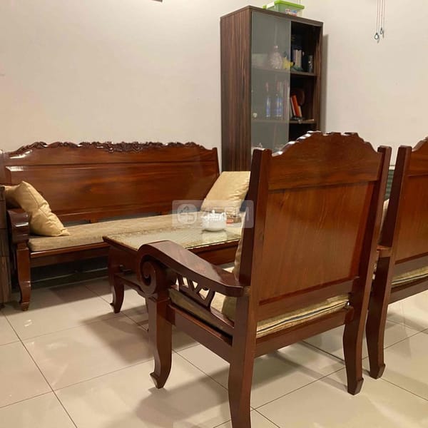 Sofa gỗ dài 1m7, Bán hoặc giao lưu bàn ăn - Sofa 5