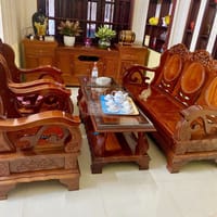 bộ bàn ghế gỗ xoan đào - Nội thất