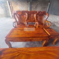 Bộ bàn ghế minh quốc đào, chất lượng gỗ xà cừ đỏ - Nội thất