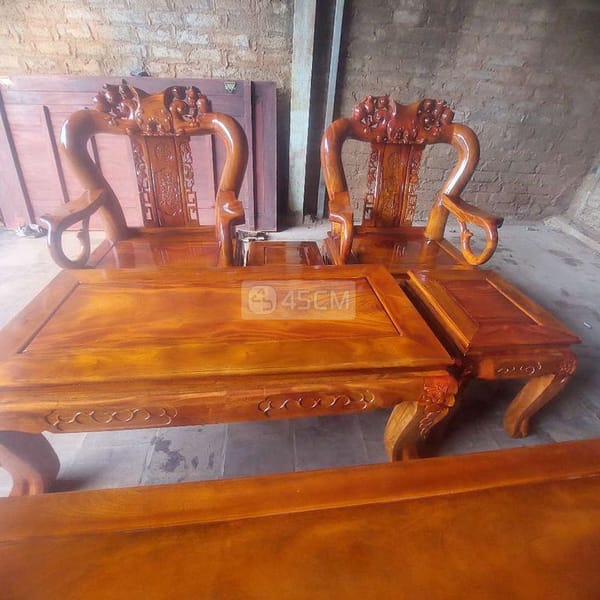 Bộ bàn ghế minh quốc đào, chất lượng gỗ xà cừ đỏ - Nội thất 2