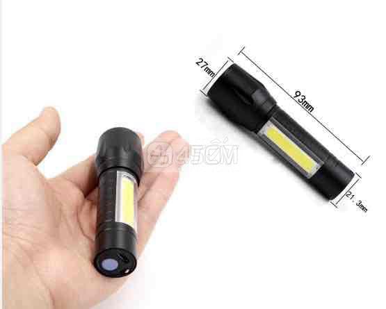 Đèn pin mini cầm tay siêu sáng sạc điện có hộp - Khác 1