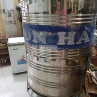 Thanh lý bồn đứng inox Sơn hà 2000 lit đẹp 98 % - Bồn tắm