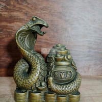 Tượng rắn ôm hủ vàng - Đồ sưu tầm