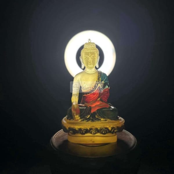 Tượng Phật lưu ly tuyệt đẹp.Kính quý tín hữu duyên - Đồ sưu tầm 0
