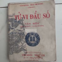 Sách xưa" Tử vi đẩu số" của Thái Thứ Lang in 1956. - Sách truyện