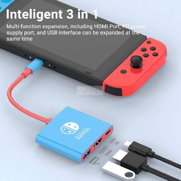 HUB HDMI Chuyên Dụng cho Phone, Laptop,Nintendo - Trò chơi 3