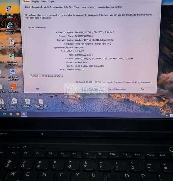 Bán laptop - ThinkPad 4