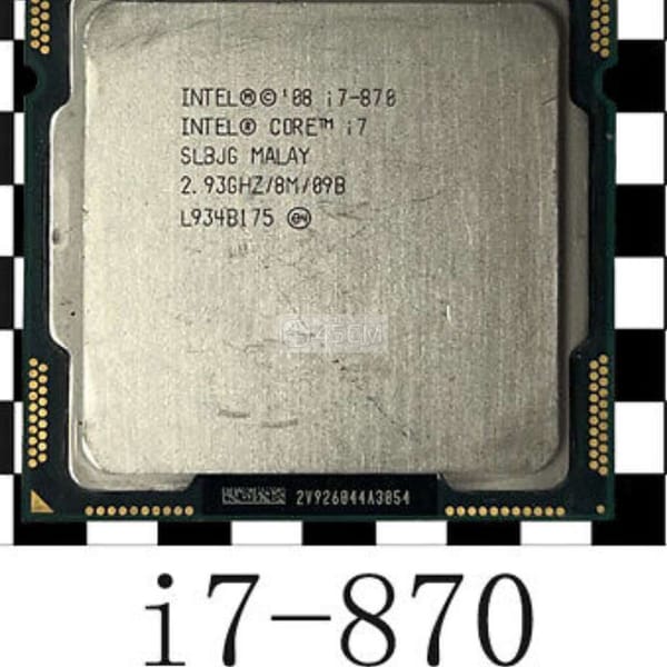 cpu pc i7 870 socket 1156 - Máy tính 0