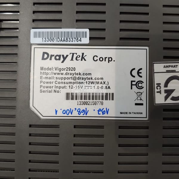 Draytek Vigor2920 - Thiết bị cân bằng tải - Máy tính 2