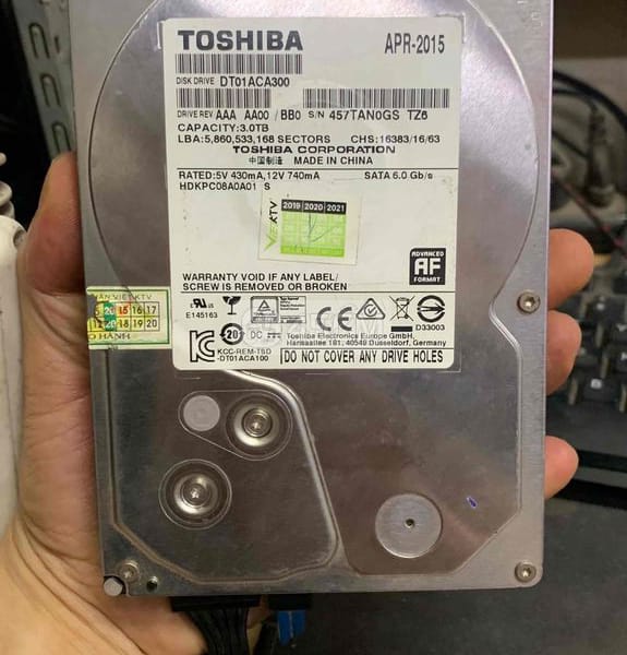 thanh lý ổ cứng 3tb toshiba sk 100% - Máy tính 4