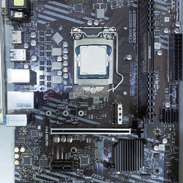 Combo Đồ Hoạ,Game H410M-PRO,Core i5-10400,Ddr4 8G - Máy tính 0