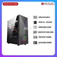 PC GAMING H510, I3-10105F, 8G, 256G, 1650 4G, 500W - Máy tính