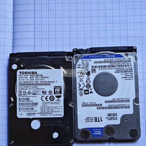 2 ổ cứng HDD laptop, pc 500Gb và 1T - Máy tính 4
