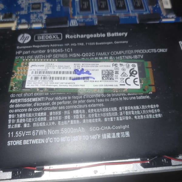 SSD M.2 256GB sức khoẻ 100% - Máy tính 0