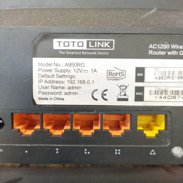 Phát wifi Totolink A950 tốc độ 1200mbps lan 1G. - Máy tính 3