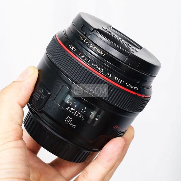 Lens Canon EF 50mm f1.2L USM còn ĐẸP kèm filter BW - Ống kính máy ảnh 0