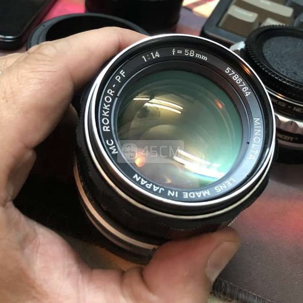 Minolta 58 f1.4 hàng sưu tầm - Ống kính máy ảnh 0