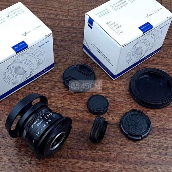 Lens MF 25mm F1.8 Macro ngàm Sony hoặc Fujifilm - Ống kính máy ảnh 5