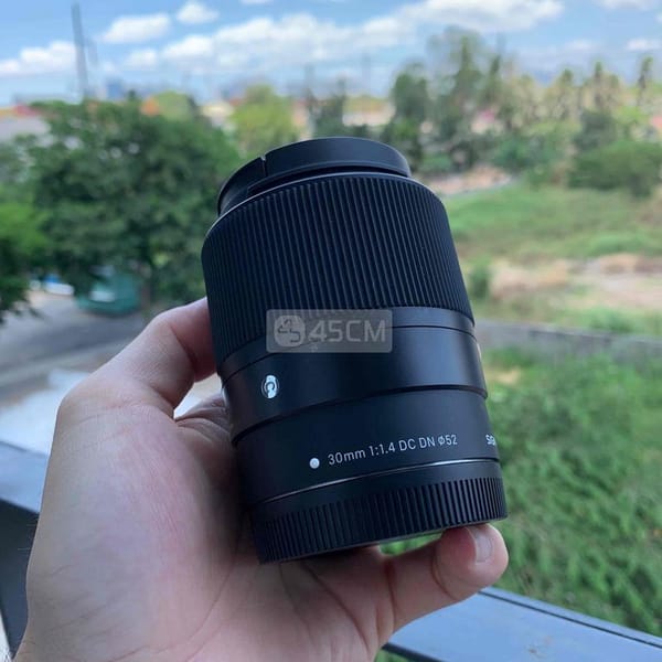 Lens Sigma 30 F1.4 Ngàm Canon M đẹp 99% - Ống kính máy ảnh 0