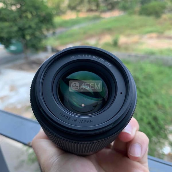 Lens Sigma 30 F1.4 Ngàm Canon M đẹp 99% - Ống kính máy ảnh 2