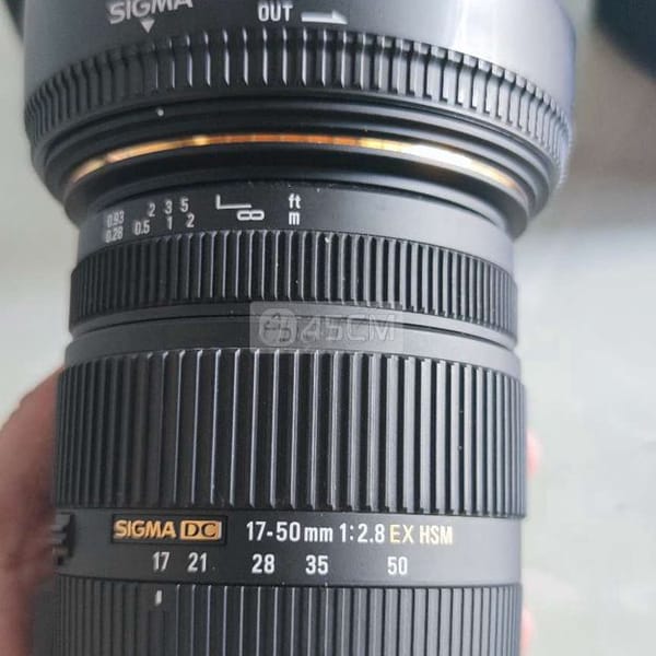 Lens Sigma 17-50 f2.8 for Canon - Ống kính máy ảnh 1
