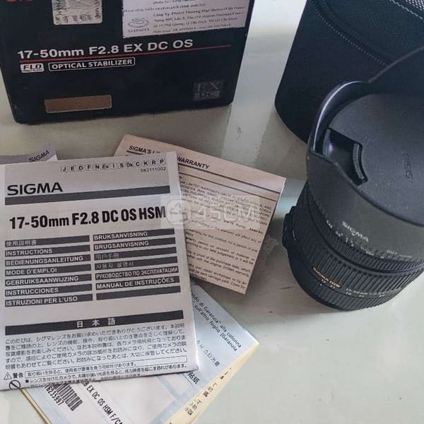 Lens Sigma 17-50 f2.8 for Canon - Ống kính máy ảnh 0