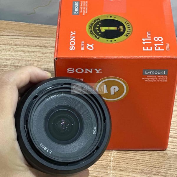 Lens Sony 11mm f1.8 + tặng kèm CPL - Ống kính máy ảnh 0