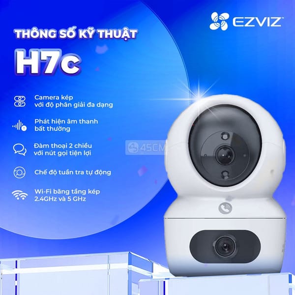 Camera wifi EZVIZ H7c 8MP hàng chính hãng - Phụ kiện máy ảnh 0