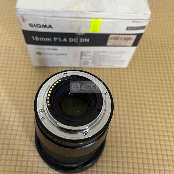 lens sigma 16 f1.8 sony - Ống kính máy ảnh 2