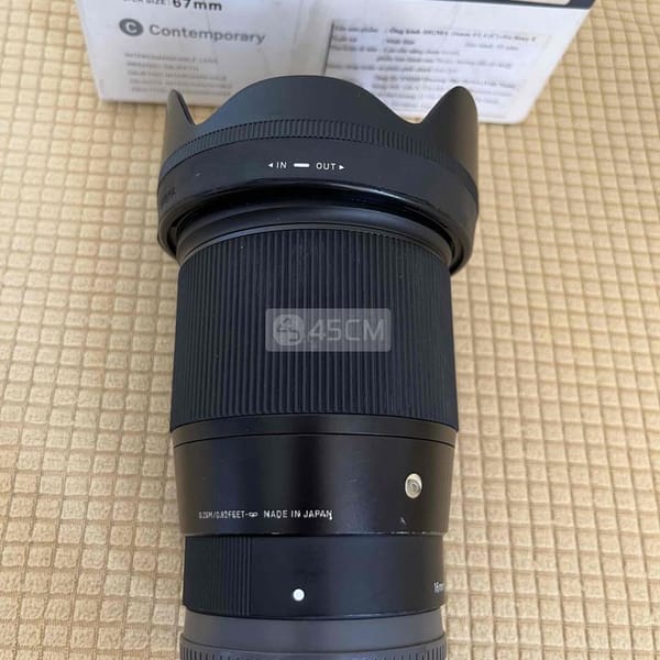 lens sigma 16 f1.8 sony - Ống kính máy ảnh 0