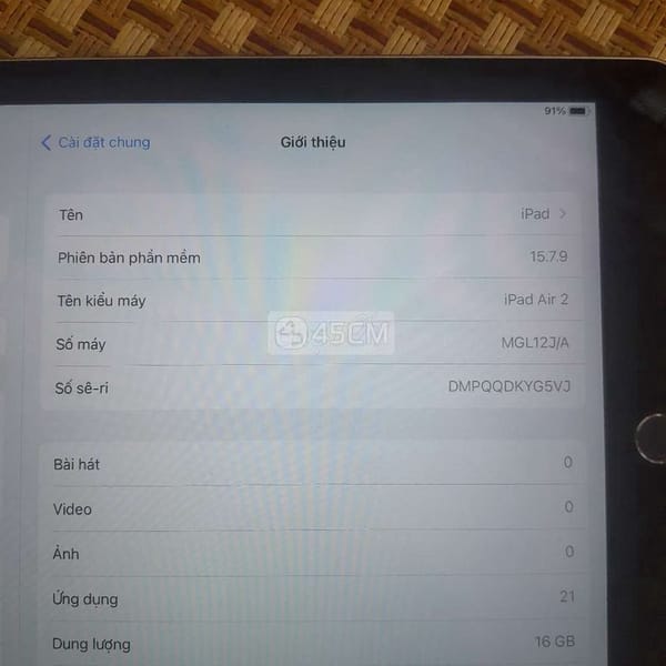 Ipad Air 2 wifi 16gb - iPad Air Series 0