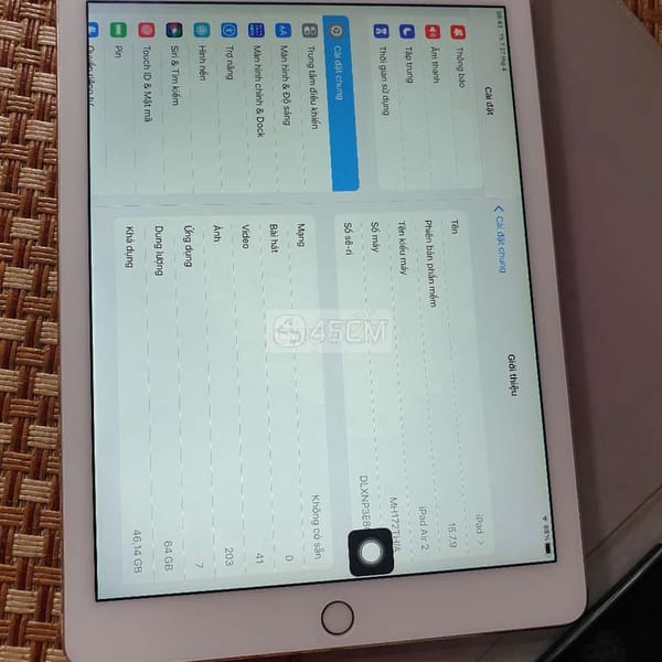 Cần bán ipad đang dùng ok hết - iPad Air Series 3
