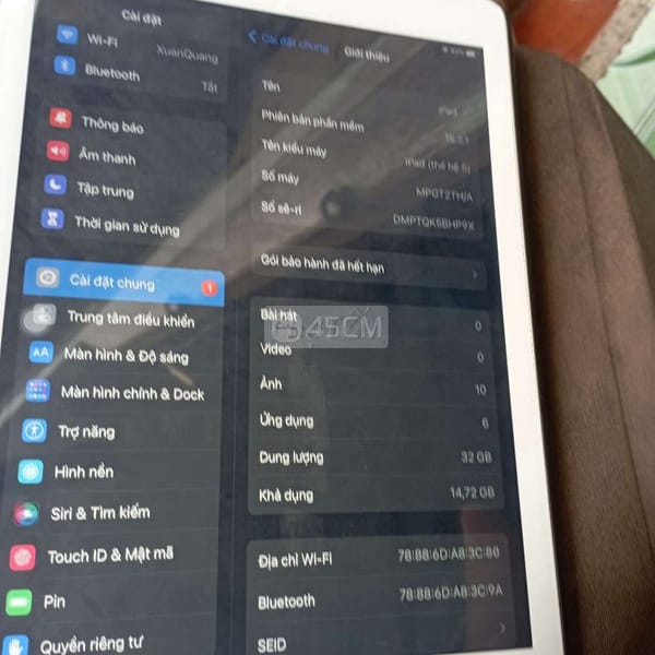 iPad gen5 vân tay nhạy - Apple tablet khác 3