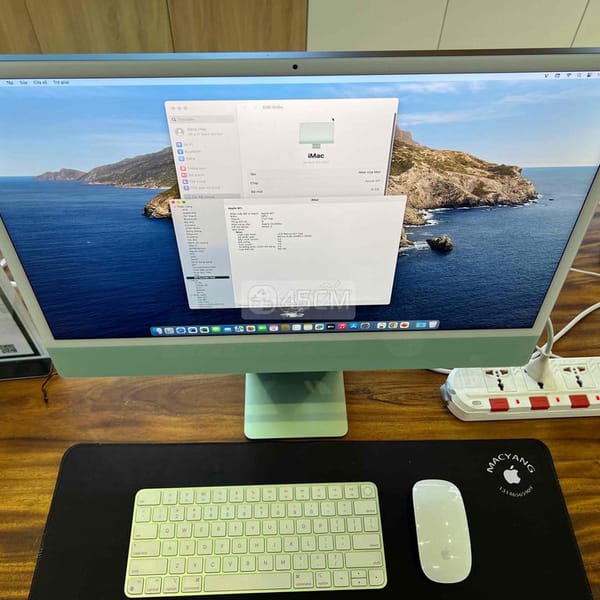 ✅Apple iMac M1 24 inch model 2021 Blue (Fullbox) - Máy tính 4