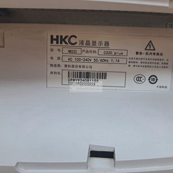 Màn hình LCD HKC NB32C 32inch Cong ! - Màn hình 3