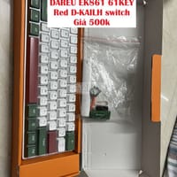 Bàn phím DAREU EK861 61KEY - Red D-KAILH switch - Bàn phím