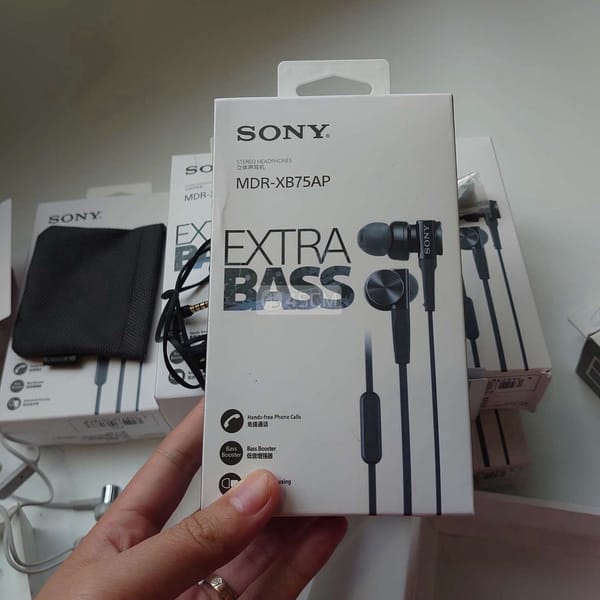 Tai nghe sony extra bass 75AP full box chính hãng - Khác 4