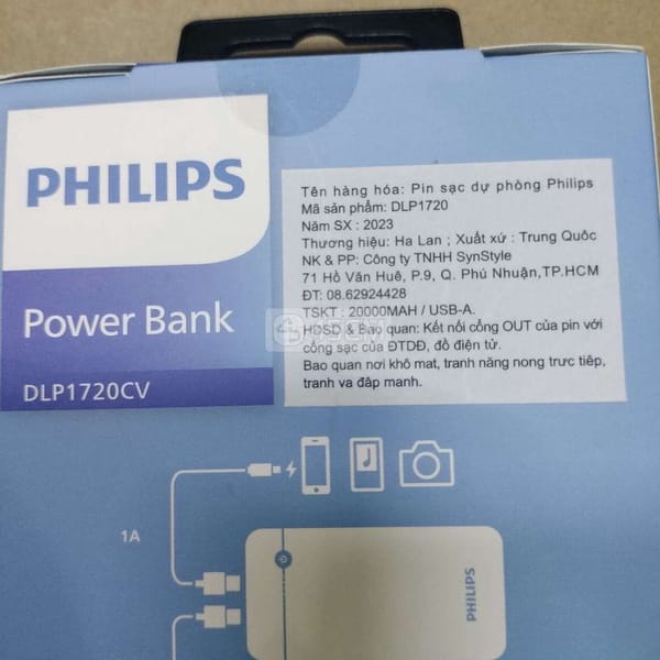 Sạc Philips DLP1720 20.000mah chính hãng - Khác 3
