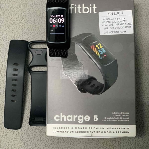 Bán fitbit charge 5 còn mới đủ phụ kiện giá tốt - Fitbit 1