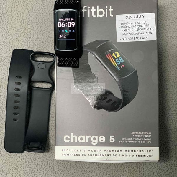 Bán fitbit charge 5 còn mới đủ phụ kiện giá tốt - Fitbit 0