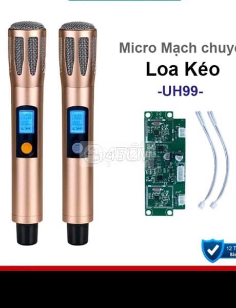 M UA micro không dây cũ, mạch hoặc cắm jack 6.5mm - Khác 0