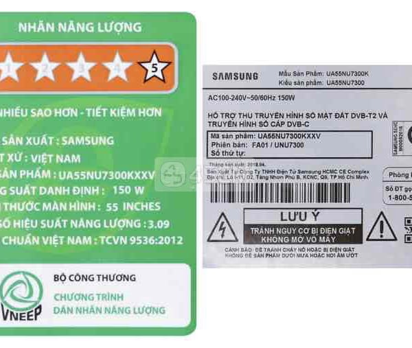 Smart tivi cong Samsung 4K 55 inch UA55NU7300 - Samsung 2