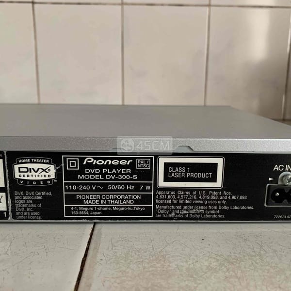 Đầu đĩa dvd Pioneer model DV-300 - Đồ điện tử 5