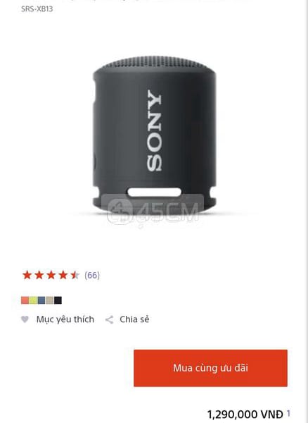 Cần bán loa Sony Srs - Xb13 - Loa 0