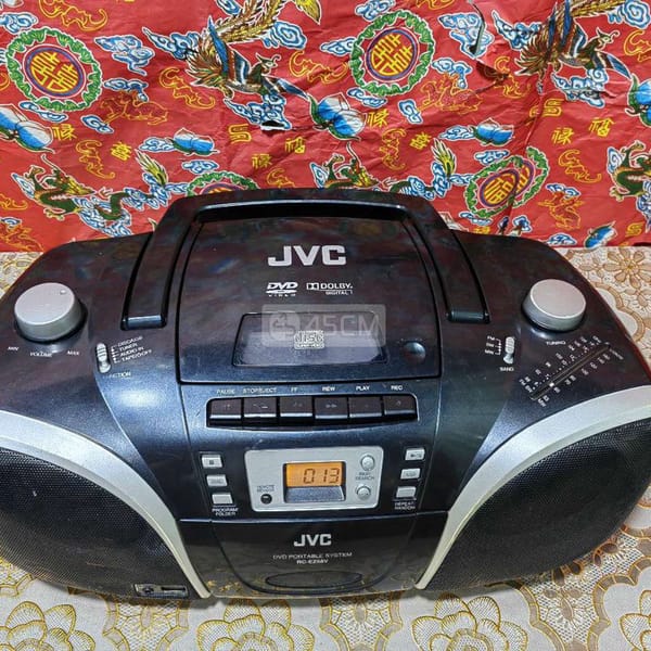 Đài Radio/Cassette/Đĩa DVD CD JVC RC-EZ58V/220v - Loa 3