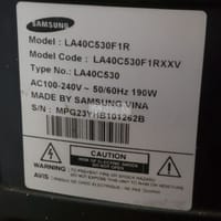 Bán Tivi Samsung 40 in . Bao đẹp . báo rin - Panasonic