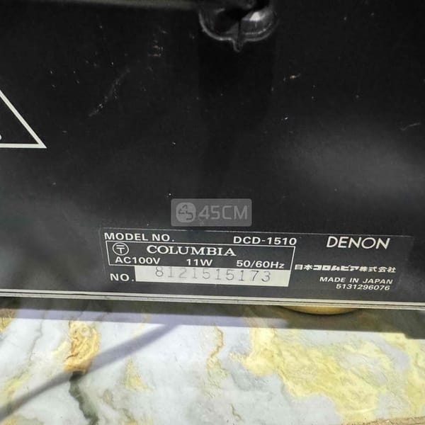 đầu CD Denon DCD 1510 - Ampli 1