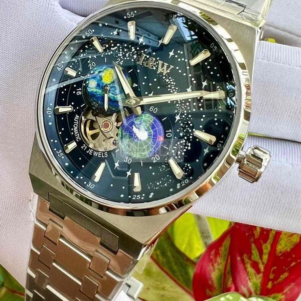 I&W Earth Blue Dial - Đồng hồ 2