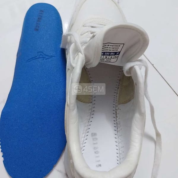 Bán đôi Mizuno trắng size 38 CH - Giày dép 3